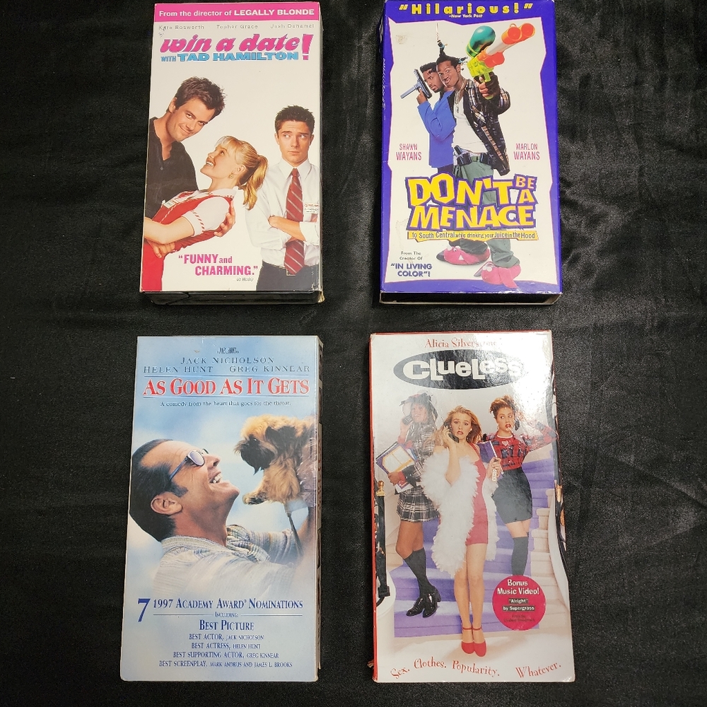 Comedy Movie VHS Collection Lot of 4
